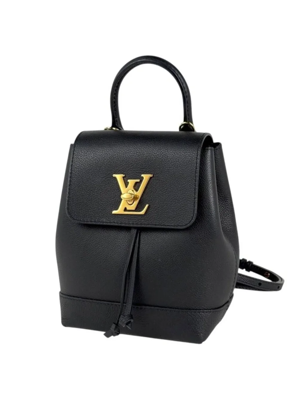Louis Vuitton Lockme Backpack Mini Leather Noir